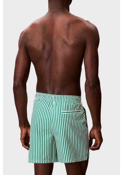 Calvin Klein Erkek Mayo Short Lv00n61045 4zf Yeşil Beyaz Yeşil Beyaz