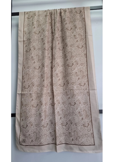 Modakaşmir Aminenesil Paisley Etnik Desen Soft Pamuk Şal BEj