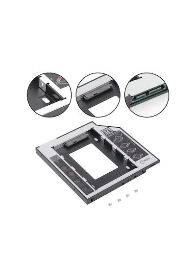 Harddisk Kutusu 9.5 MM Sata Slim Kızak Caddy