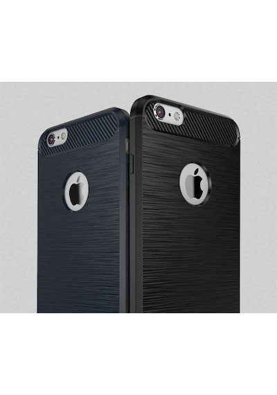 Apple Uyumlu iPhone 6 Plus Kılıf Zore Room Silikon Kapak Gri