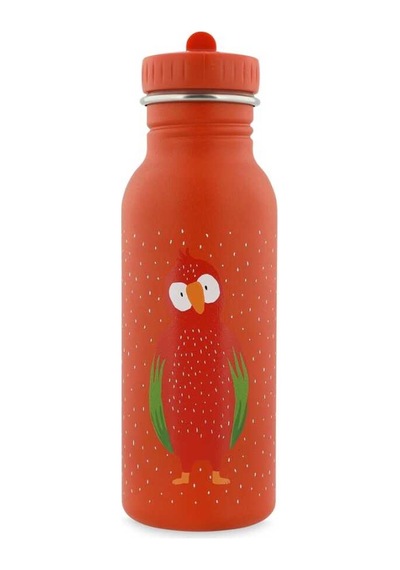 Trixie 41-227 Paslanmaz Çelik Suluk Matara 500ml - Mr Parrot Çok Renkli
