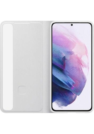 Galaxy Uyumlu S21 Plus İle Uyumlu Smart Clear View Kılıf-açık Gri Ef-zg996cjegtr Gri