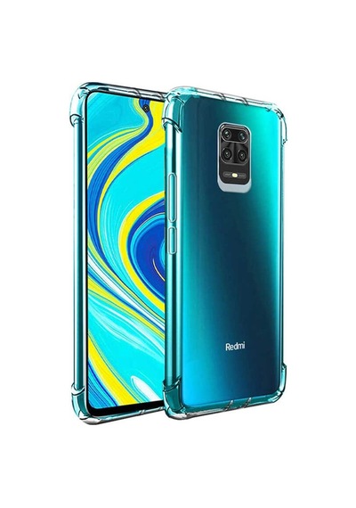 Xiaomi Redmi Note 9S Köşeleri Airbagli Antişok Şeffaf Kılıf