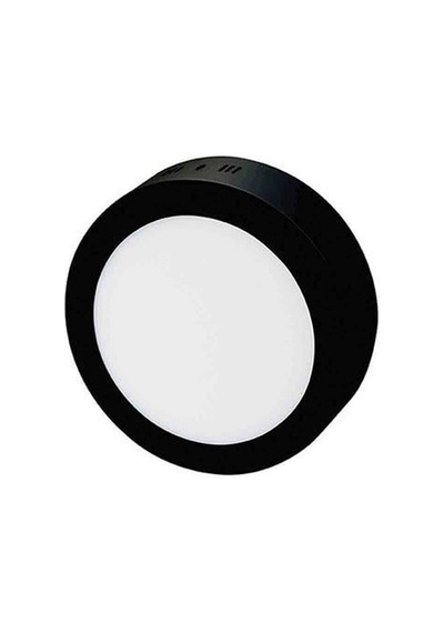 Cata Ct-5235b 18w 6400k Beyaz Işık, Siyah Kasa Sıva Üstü Yuvarlak Led Panel -