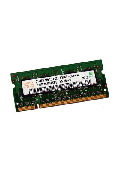 Hynix 512MB Sodimm1Rx16 Memory HYMP164S64CP6-Y5-AB For Laptop PC2