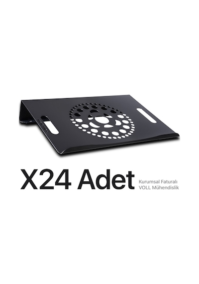 M1 24 Adet Siyah Laptop Notebook Soğutucu - Ofis İçin İdeal