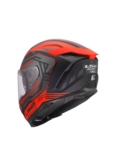 Ls2 Challenger 2 Dravıx Mat Kırmızı Kask Mat Kırmızı