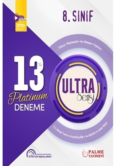 Palme 8.sınıf Ultra 13' Lü Platinum Deneme Sınavı Yeni