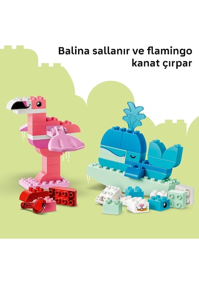 LEGO® DUPLO® Hayvan Yapma Oyunu Eğitici Oyuncak 10472 – 3 Yaş ve Üzeri için Resimli Kartlar İçeren Oyuncak Yapım Seti (94 Parça)
