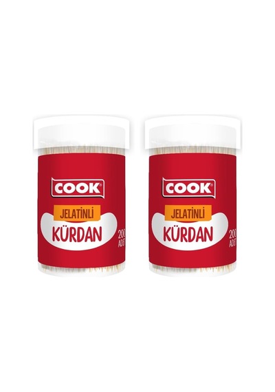 Cook Bambu Kürdan Jelatinli 200'lü 2li Paket
