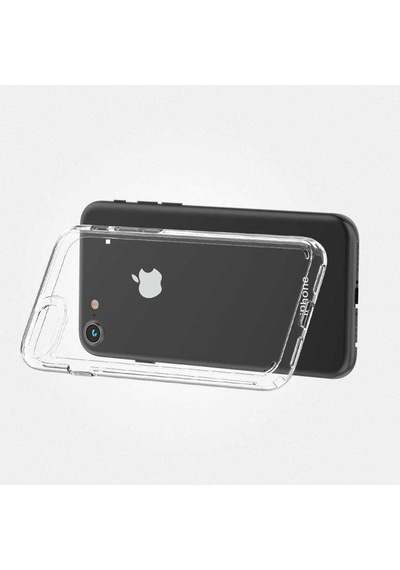 Apple Uyumlu iPhone SE 2022 Kılıf Zore Coss Şeffaf Sert Silikon Kılıf