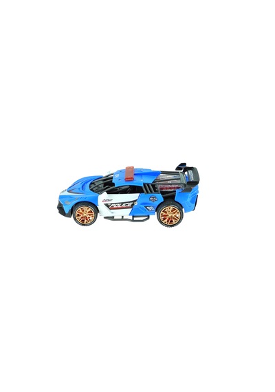 Süper Sport Işıklı Sesli Oyuncak Polis Arabasısürtmeli 20 Cm
