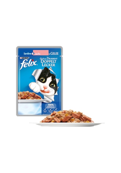 Purina Felix Karışık Çeşitli Pouch Yetişkin Kedi Yaş Maması 20 x 85 G