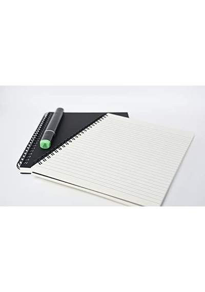 Defter Çizgili Siyah 17x24cm Çok Renkli