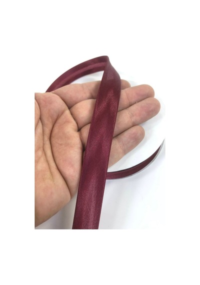 FdayAksesuar Mürdüm Saten Biye 2 Cm 1 Metre FRDY22955