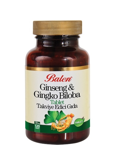 Balen Ginseng Ginkgo&Biloba Tablet 720 MG 120 Tablet