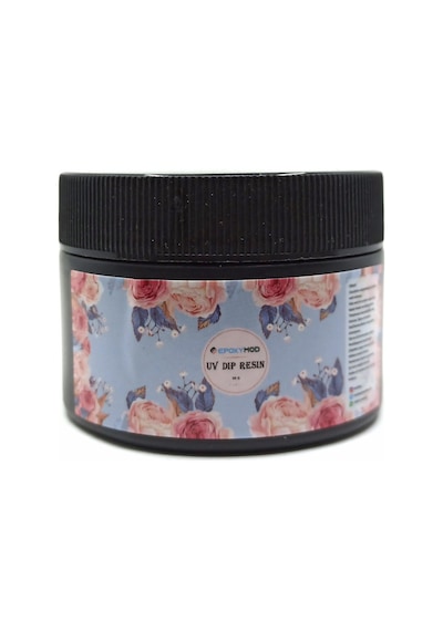 Uv Reçine Epoksi Şeffaf Deep Type Wire Arts Tel Çiçek , Taç Yapımına Uygun Uv Deep Resin 50 Gr