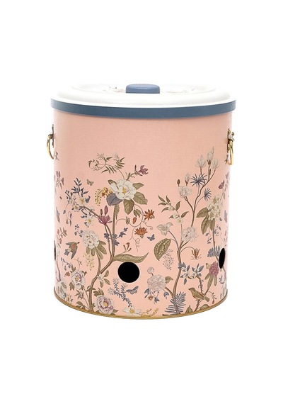 Botanica Pink Desenli Metal Patateslik, 22.5 X 24 Cm, 9 Lt