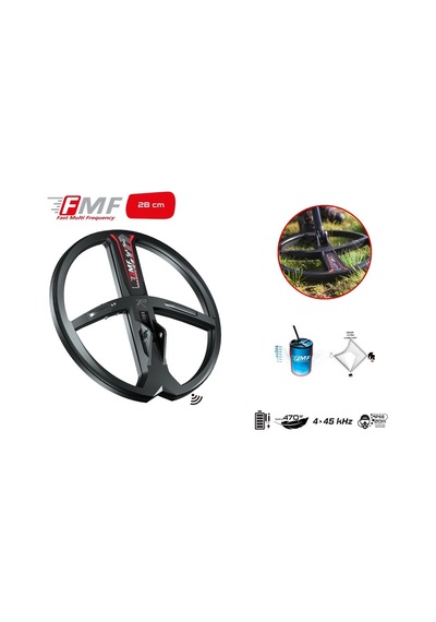 Xtrem Hunter Dedektör - 28cm Fmf Başlık Deus 2 Ana Kontrol Ünitesi İle