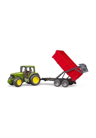 Bruder John Deere 6920 Traktör Kırmızı Römork 2057