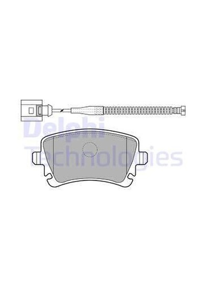 Audi A6 2.0tdı 2004-2011 Delphi Arka Balata Netpar23326