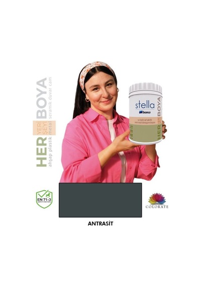 Stella Serisi Yeni Nesil Yüzey Dönüşüm Boyası - Antrasit Diğer
