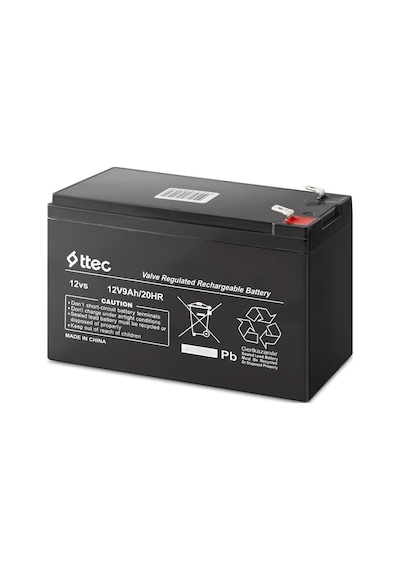 Ttec 12V Volt 9Ah Amper Bakımsız Kuru Akü 2024 Üretim