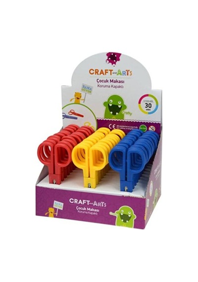 5" Korumalı Çocuk Makası 30'lu