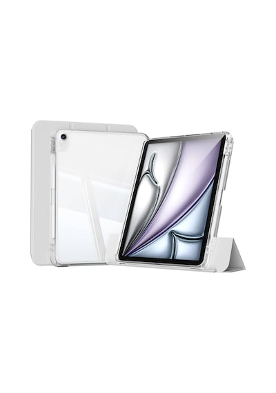 Apple Uyumlu iPad Air 13inç M2 Kılıf Kalem Bölmeli Akrilik Şeffaf Ayrılabilir Case A2898 A2899 A2900 Kılıf