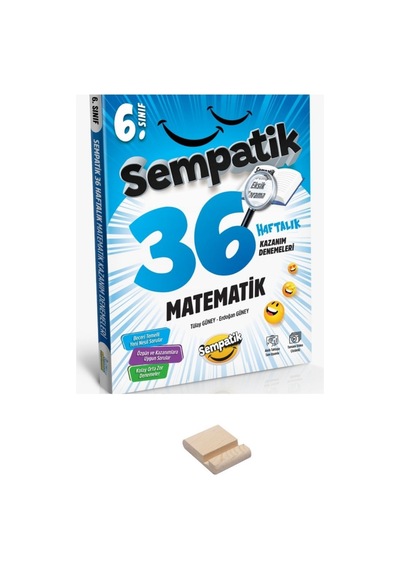 Ünlüler Karması 6. Sınıf Sempatik Matematik 36 Haftalık Kazanım Denemeleri + Telefon Standı