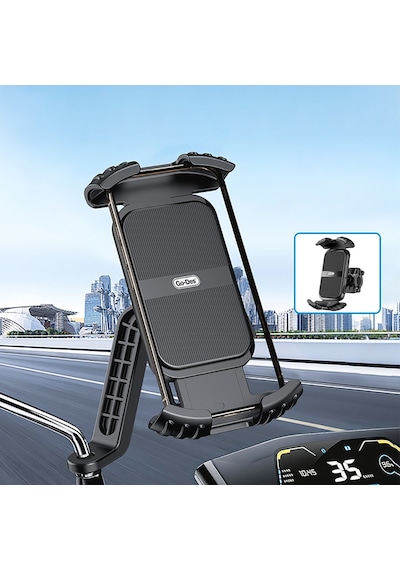 Go Des Gd-hd503 360 Derece Dönebilen Ayarlanabilir Motosiklet Ve Bisiklet Telefon Tutucu Siyah