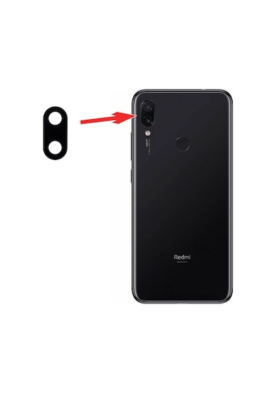 Xiaomi Redmi Note 7 Arka Kamera Lens Cam- 5775 Siyah