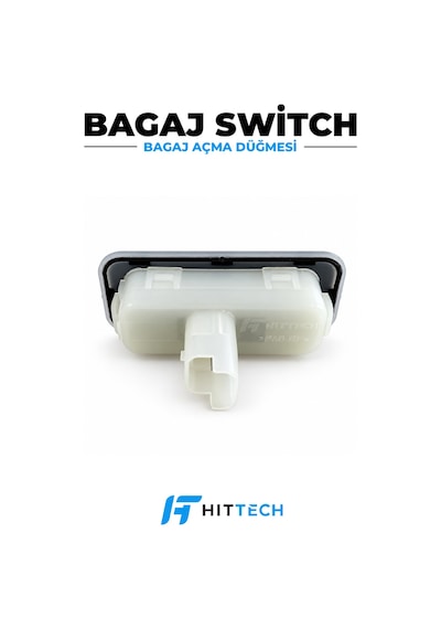 Renault Clio 4, Captur, Megane 2, Megane 3 ve Fluence Uyumlu Bagaj Açma Düğmesi Butonu Switch OEM 8200385515