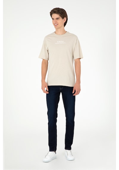 U.S. Polo Assn. Erkek Comfort Fit Bisiklet Yaka Taş Tişört 50294322-VR049