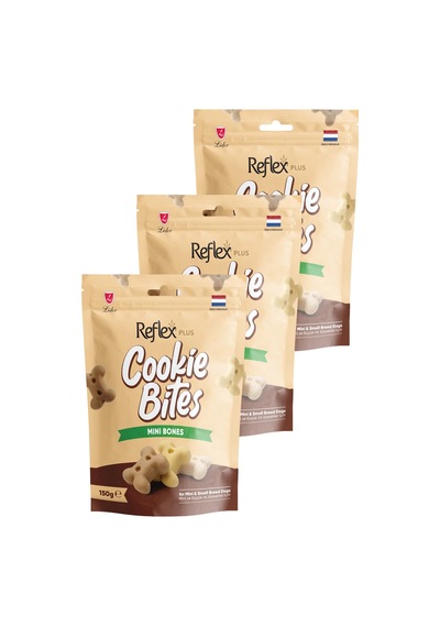 Cookie Bites Mini Bones Küçük Irk Yetişkin Köpek Ödül Maması 3 X 150gr