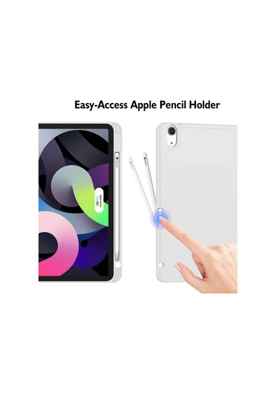 Apple Uyumlu iPad Air 11inç M2 2024 Kılıf Pen Charge Kalem Bölmeli A2902 A2903 A2904