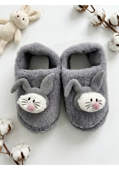 Stwenn Sevimli Hayvan Figürlü Peluş Çocuk Panduf Kaymaz Taban Kışlık Sıcak Tutan Ev Kreş Anaokulu Pandufu Gri Stwenn Sevimli Hayvan Figürlü Peluş Çocuk Panduf Kaymaz Taban Kışlık Sıcak Tutan Ev Kreş Anaokulu Pandufu Gri