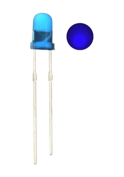 3mm Mavi Led Paketi - 50 Adet