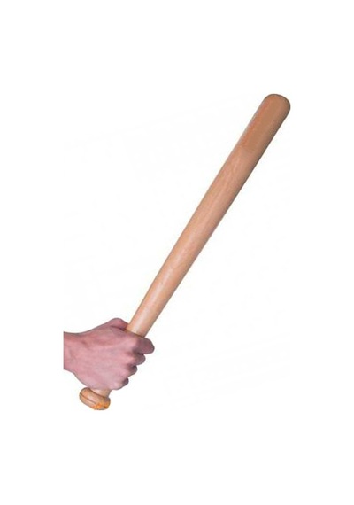 Beyzbol Sopası 55cm Dişbudak Ağacından Bezbol Sopası Kahverengi