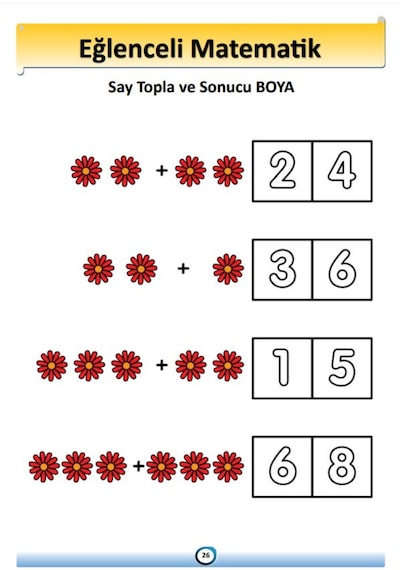 Okul Öncesi Ve Birinci Sınıflar Eğlenceli Matematik Kitap Seti