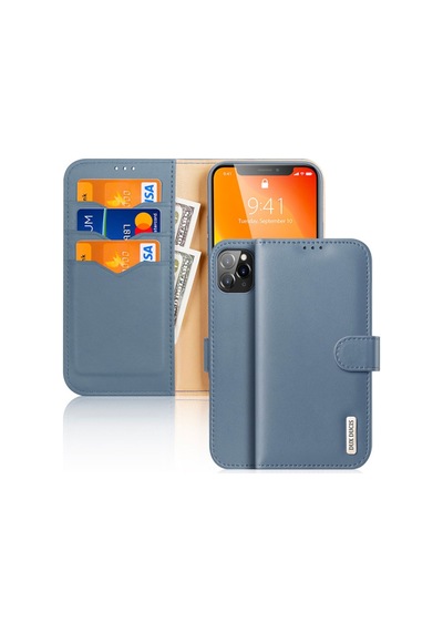 Dux Ducis Apple Uyumlu iPhone 11 Pro 5.8 Kilif Miknatisli Cüzdanli Deri Kilif 129944635 - Renk / Siyah