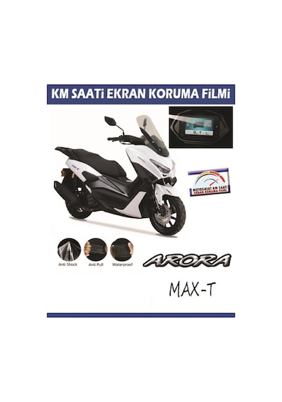 Arora Max-t Serisi Motosiklet Ekran Km Koruyucu