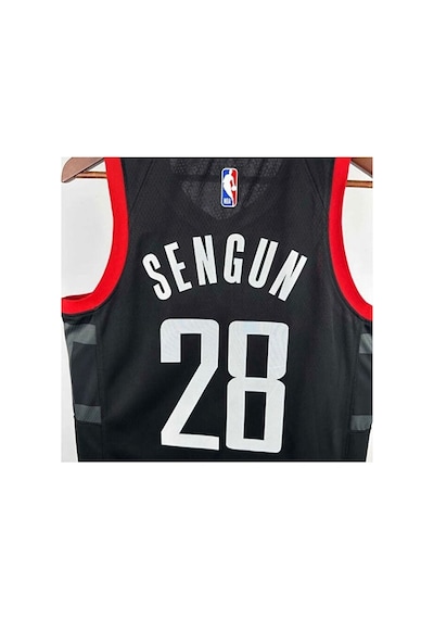 H.o.u.s.t.o.n Rockets 2025 Alperen Şengün Basketbol Forması Blac Çok Renkli