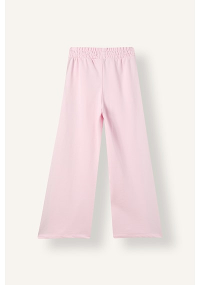 Defacto Yan Şeritli Kolej Baskılı Wide Leg Eşofman Altı Kız Çocuk I7533a826aupn633 Pembe-pn633