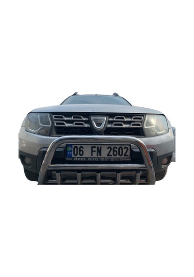 DACİA DUSTER KROM ÖN TAMPON KORUMA TÜM MODELLERLE UYUMLUDUR