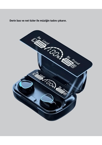 Kablosuz Bluetooth 5.1 Kulaklık Uzun Pil Ömrü Gürültü Engelleme Belirtilmemiş