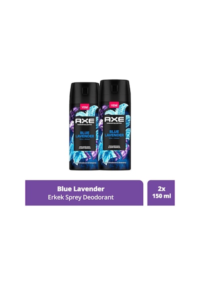 Axe Blue Lavender Erkek Sprey Deodorant 2 x 150 ML