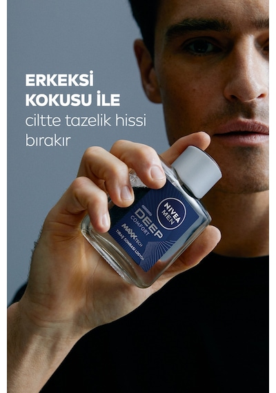 Men Erkek Tıraş Sonrası Losyon Deep Comfort 100ml,yenileyici,ferahlatıcı,nemlendirici