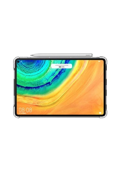 Goocamp Matepad 10.4 Uyumlu Tablet Nitro Anti Shock Silikon Kapak-renksiz Tablet Kılıfı
