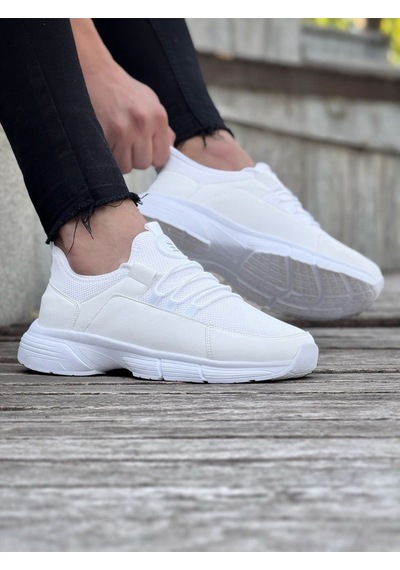 Erkek Sneaker Günlük Spor Ayakkabı-104 Beyaz
